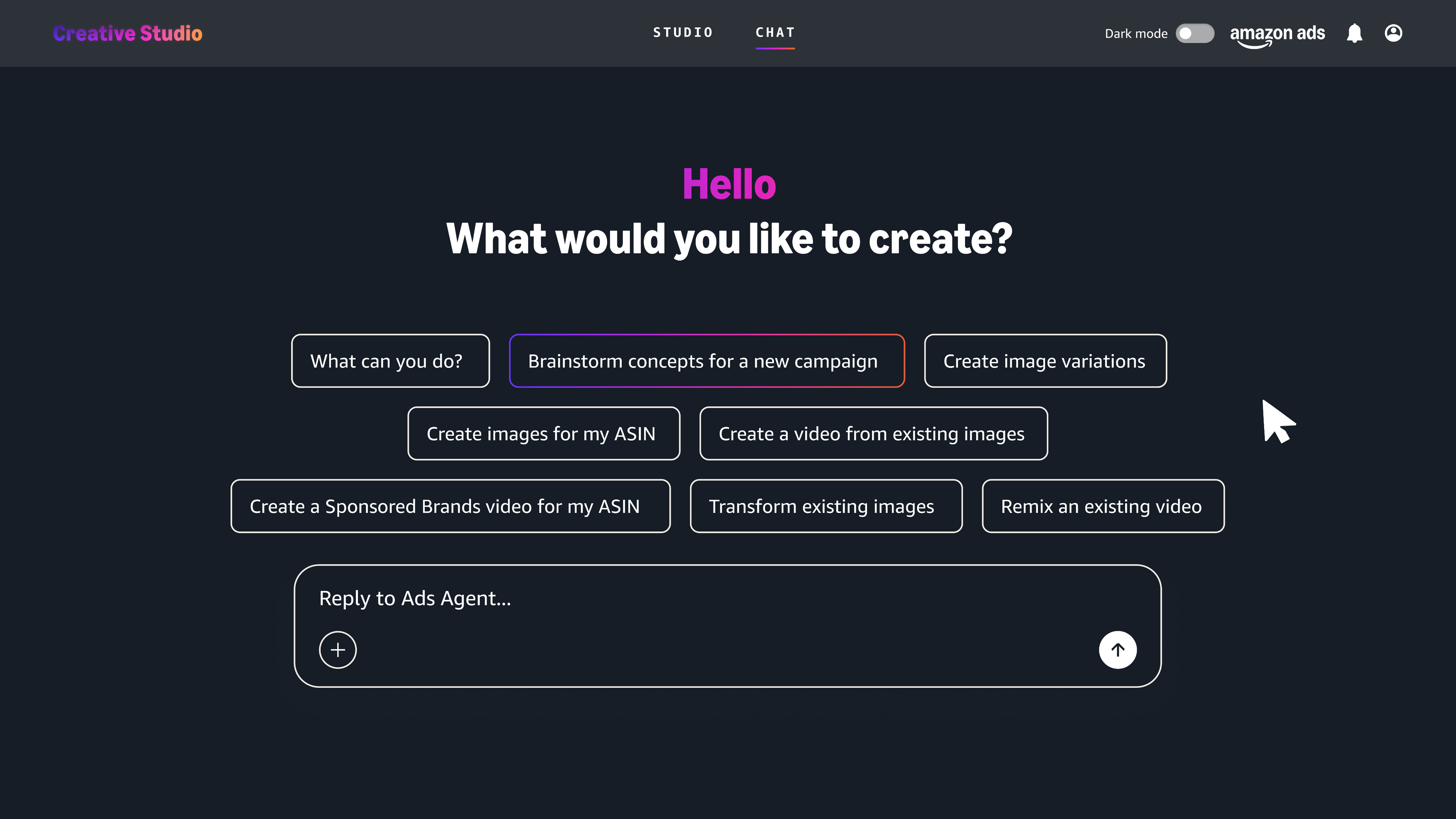 Amazon Ads unveils ‘Creative Agent’ chatbot to create “polished, professional-quality” ads