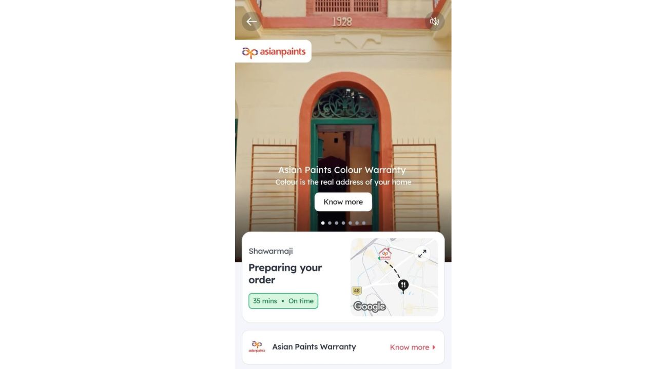 Asian Paints and Zomato celebrate homes through colour