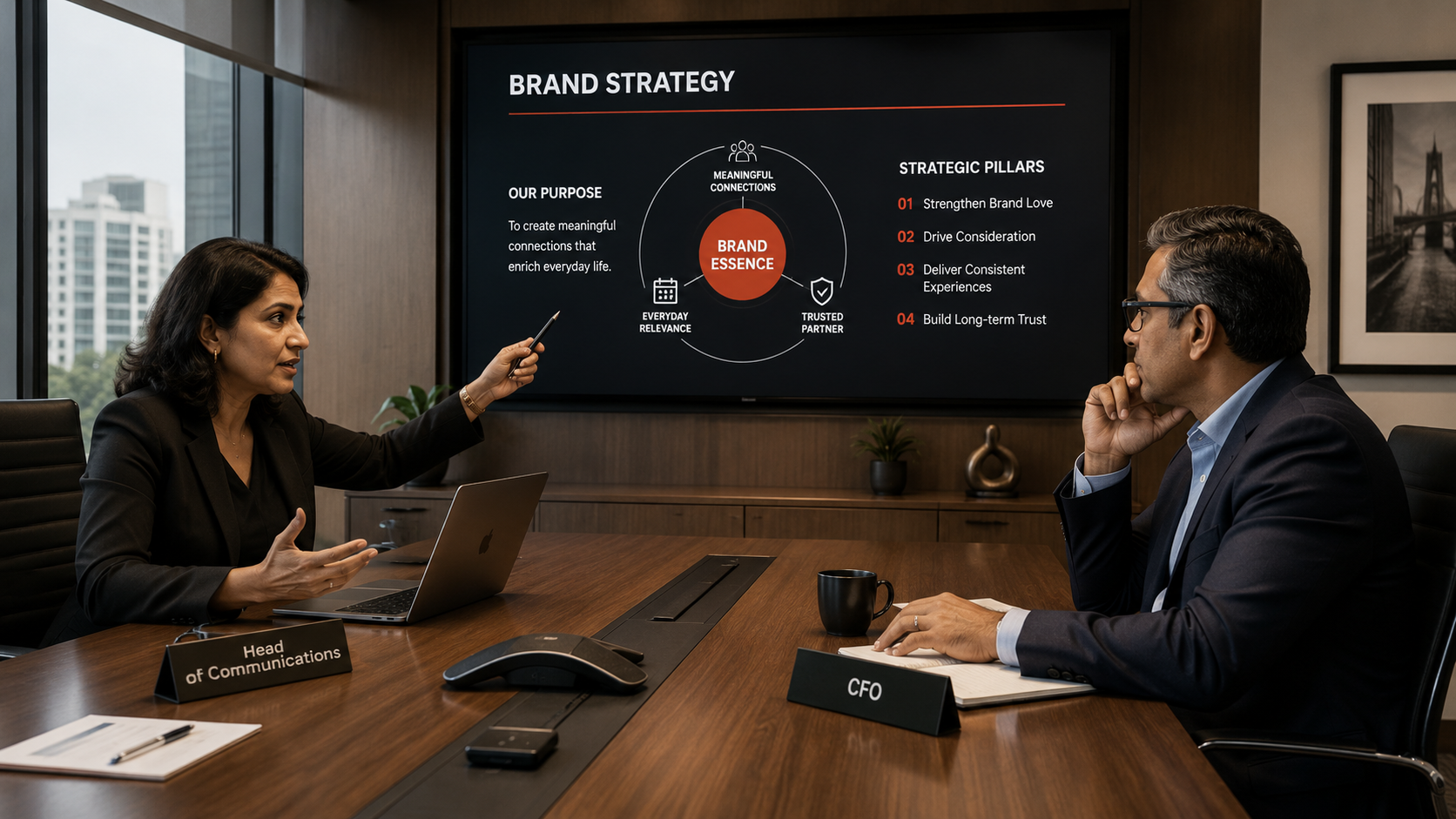 The CFO is in the room today. That's a good thing.